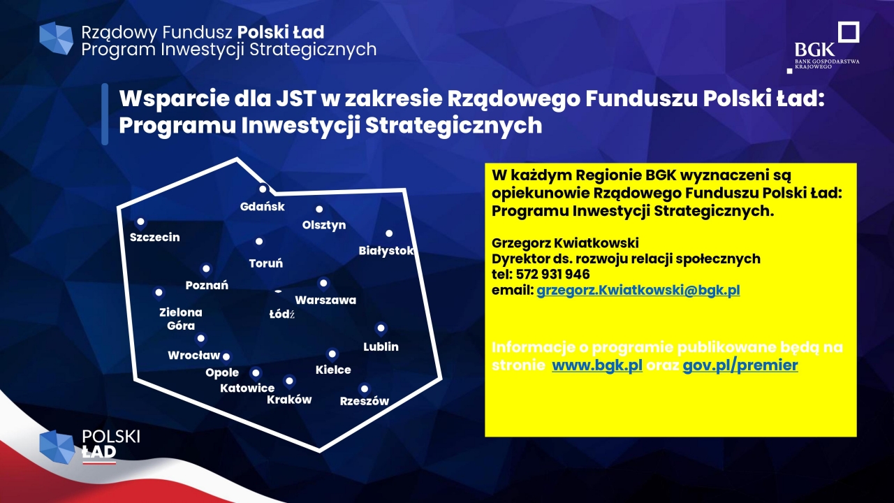 polski ład - opieknu programu dla Małopolski - GRzegorz Kwiatkowski 572 931 946