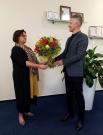 Pożegnanie kończącej kadencję Dyrektor Ośrodka Kultury w Brzeszczach Aleksandry Kącki